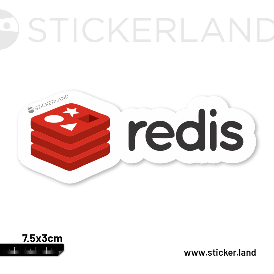 Stickerland India Redis Sticker 7.5x3 CM (Pack of 1)