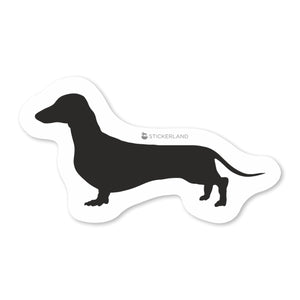 Stickerland India Dachshund Dog Sticker 6.5x3.5 CM (Pack of 1)