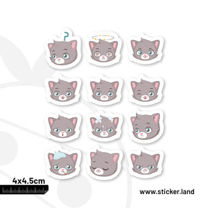 Stickerland India Kitten Emoji Set