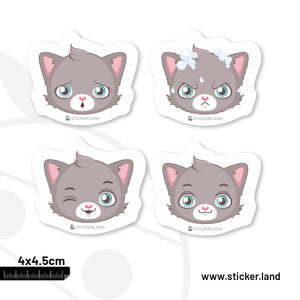 Stickerland India Kitten Emoji Set